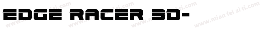 Edge Racer 3D字体转换